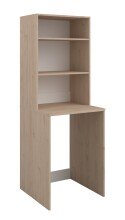 Mehrzweckschrank-Set >Laundry 3< (3-teilig) Weiss / Eiche Dekor - 204x184x67cm (BxHxT)