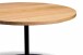 Couchtisch >Leo 2< in schwarz + Wildeiche Massivholz - 40x80 (HxD)