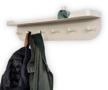 Garderobenleiste >Jil 1< 6 Haken, 1 Ablage,...