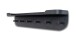 Garderobenleiste >Jil 1< 6 Haken, 1 Boden, anthrazit, Metall - 70x12x15cm (BxHxT)