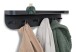 Garderobenleiste >Jil 1< 6 Haken, 1 Boden, anthrazit, Metall - 70x12x15cm (BxHxT)