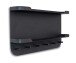 Garderobenleiste >Jil 2< 6 Haken, 2 Böden, anthrazit, Metall - 70x40x12cm (BxHxT)