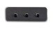 Garderobenleiste >Tilly 1< 3 Haken, anthrazit, Metall  - 30x10x3cm (BxHxT)