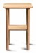 Beistelltisch >Dill 2< in Wildeiche , Massivholz - 40x60x40cm (BxHxT)