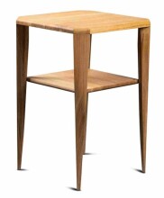 Beistelltisch >Bell 1< in Wildeiche, Massivholz - 40x60x40cm (BxHxT)