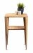 Beistelltisch >Bell 1< in Wildeiche, Massivholz - 40x60x40cm (BxHxT)