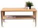 Couchtisch >Bell 2< in Wildeiche, Massivholz - 100x45x60cm (BxHxT)