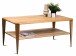 Couchtisch >Bell 2< in Wildeiche, Massivholz - 100x45x60cm (BxHxT)