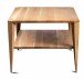 Couchtisch >Bell 2< in Wildeiche, Massivholz - 100x45x60cm (BxHxT)