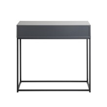 Konsole >52882< in anthrazit, schwarz - 80x77x28cm (BxHxT)