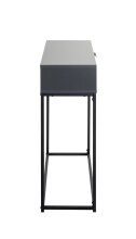 Konsole >52882< in anthrazit, schwarz - 80x77x28cm (BxHxT)