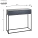 Konsole >52882< in anthrazit, schwarz - 80x77x28cm (BxHxT)