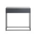 Konsole >52882< in anthrazit, schwarz - 80x77x28cm (BxHxT)