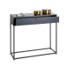 Konsole >52882< in anthrazit, schwarz - 80x77x28cm (BxHxT)