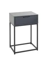 Konsolentisch >52883< in anthrazit, schwarz -...