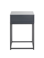 Konsolentisch >52883< in anthrazit, schwarz - 40x60x28cm (BxHxT)