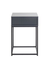 Konsolentisch >52883< in anthrazit, schwarz - 40x60x28cm (BxHxT)