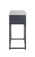 Konsolentisch >52883< in anthrazit, schwarz - 40x60x28cm (BxHxT)