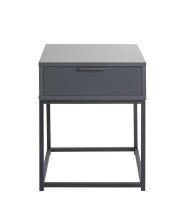 Konsolentisch >54857< in anthrazit, schwarz - 40x50x40cm (BxHxT)