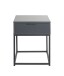 Konsolentisch >54857< in anthrazit, schwarz - 40x50x40cm (BxHxT)