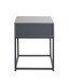 Konsolentisch >54857< in anthrazit, schwarz - 40x50x40cm (BxHxT)