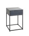 Konsolentisch >54858< in anthrazit, schwarz - 40x60x40cm (BxHxT)