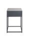 Konsolentisch >54858< in anthrazit, schwarz - 40x60x40cm (BxHxT)