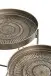 Beistelltisch >55223< (2er Set) in kupfer, Metall - 49x42cm (HxD)