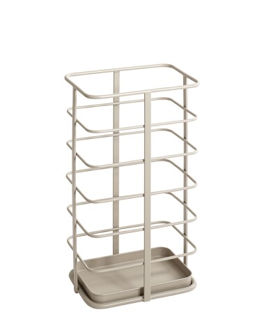 Schirmständer >59128< in grau (Kaschmirgrau), Metall - 28x50x20cm (BxHxT)