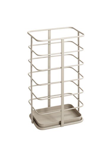 Schirmständer >59128< in grau (Kaschmirgrau), Metall - 28x50x20cm (BxHxT)