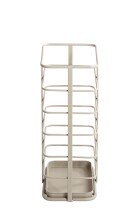 Schirmständer >59128< in grau (Kaschmirgrau), Metall - 28x50x20cm (BxHxT)