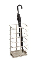 Schirmständer >59128< in grau (Kaschmirgrau), Metall - 28x50x20cm (BxHxT)
