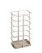 Schirmständer >59128< in grau (Kaschmirgrau), Metall - 28x50x20cm (BxHxT)