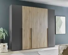 Drehtürenschrank >Aska< 6 Böden, 1...
