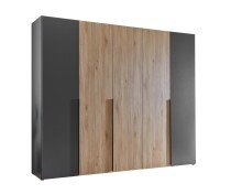 Drehtürenschrank >Aska< 6 Böden, 1...