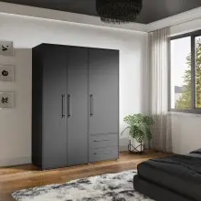 Drehtürenschrank >MOKKARIS< 3 Türen, 2...