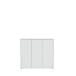 Schuhkommode >ALICE SPRINGS< 8 Böden, push to open, in Secret grey - 109,2x99,1x34,9cm (BxHxT)