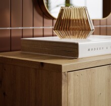 Schuhschrank >ALICE SPRINGS< 8 Böden, push to open, Artisan Eiche Dekor - 109,2x99,1x34,9cm (BxHxT)