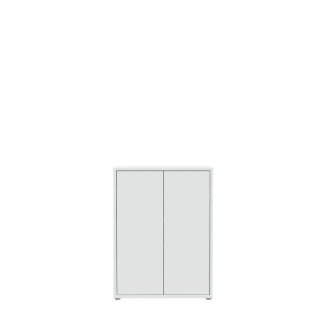 Schuhkommode >ALICE SPRINGS< 4 Böden, push to open, Secret grey - 74,5x99,1x34,9cm (BxHxT)