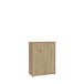 Schuhkommode >ALICE SPRINGS< 4 Böden, push to open, Artisan Eiche Dekor - 74,5x99,1x34,9cm (BxHxT)