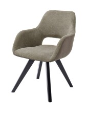 Schalenstuhl >ASELLA< in cappuccino - 56x86x64 (BxHxT)