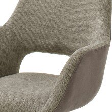 Schalenstuhl >ASELLA< in cappuccino - 56x86x64 (BxHxT)