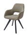 Schalenstuhl >ASELLA< in cappuccino - 56x86x64 (BxHxT)