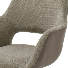 Schalenstuhl >ASELLA< in cappuccino - 56x86x64 (BxHxT)