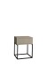 Nachtkommode >Marle< 1 Schublade, Farbe Kaschmir, Holzwerkstoff - 40x52x38,5cm (BxHxT)