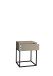 Nachtkommode >Marle< 1 Schublade, Farbe Kaschmir, Holzwerkstoff - 40x52x38,5cm (BxHxT)