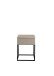 Nachtkommode >Marle< 1 Schublade, Farbe Kaschmir, Holzwerkstoff - 40x52x38,5cm (BxHxT)