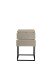 Nachtkommode >Marle< 2 Schubladen, Farbe Kaschmir, Holzwerkstoff - 40x65x38,5cm (BxHxT)
