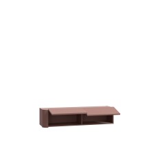 Hängeschrank >BREATHTAKER< 2 Klappen, 2 Fächer, Terrakottafarbig - 128,6x30,1x34cm (BxHxT)