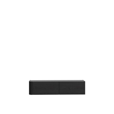 Hängeschrank >BREATHTAKER< 2 Klappen, 2 Fächer, in Cabezone Eiche - 128,6x30,1x34cm (BxHxT)